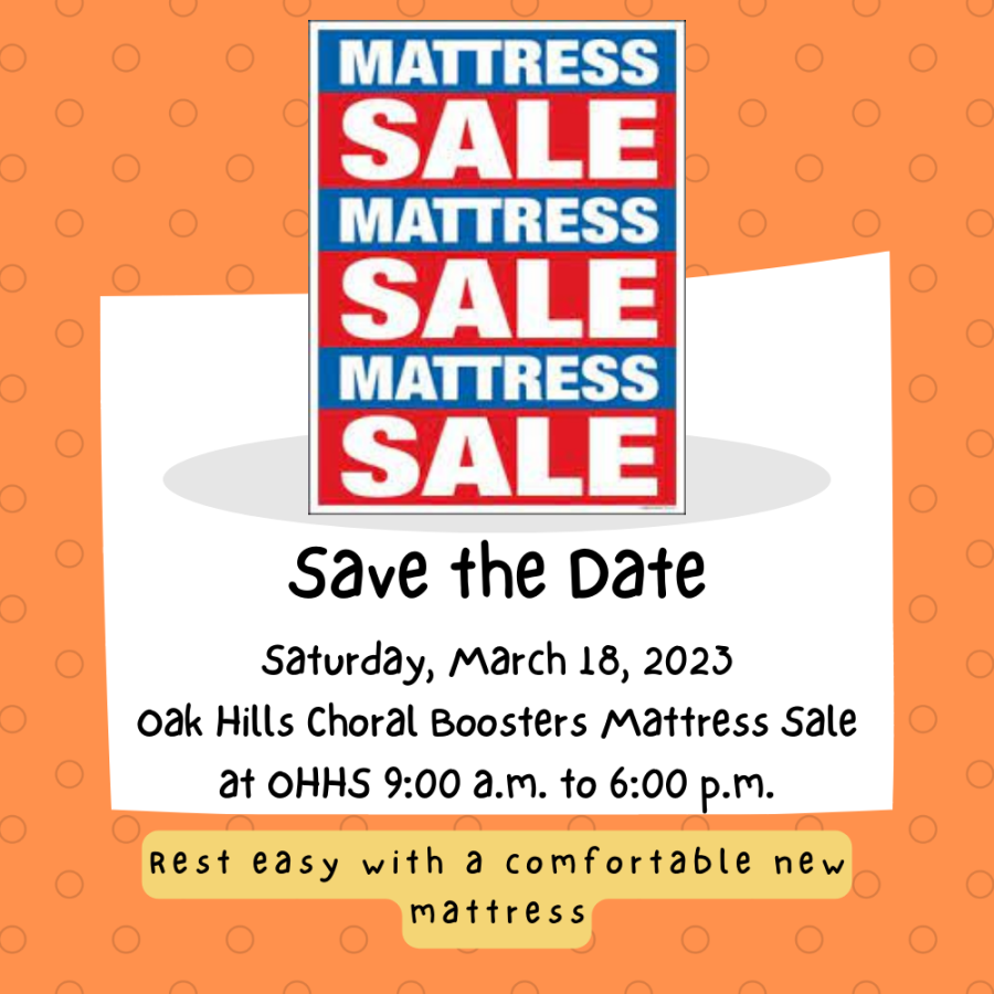 flyer for mattress sale